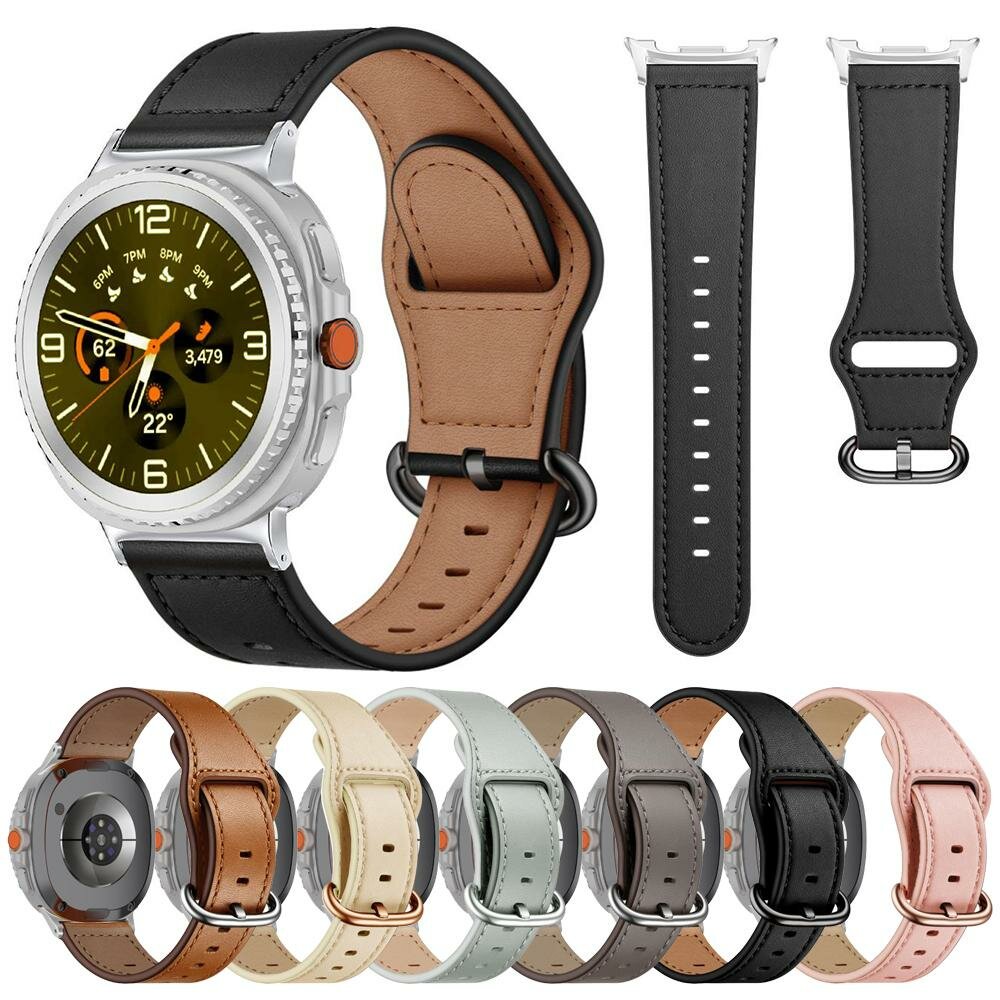 Klassisches Lederarmband - Taupe - Samsung Galaxy Watch 8 - 40mm / 44mm
