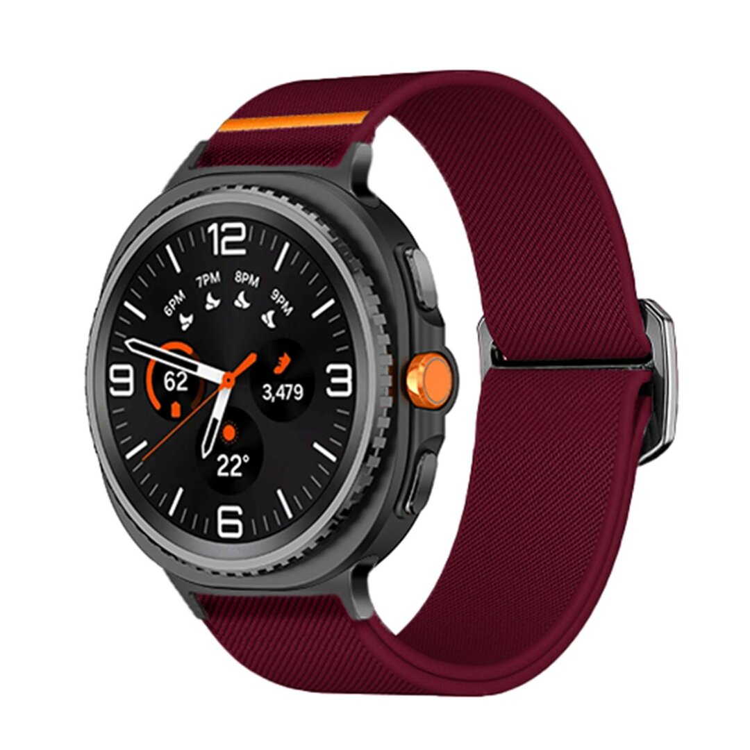 Nylon Loop Armband - Bordeaux - Samsung Galaxy Watch 8 - 40mm / 44mm