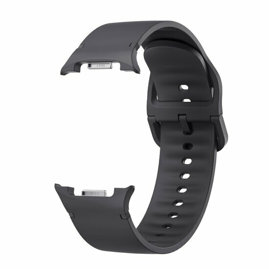Weiches Silikonband - Gr&ouml;&szlig;e: M/L - Dunkelgrau - Samsung Galaxy Watch 8 Classic - 46mm