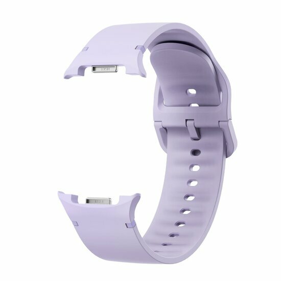Weiches Silikonband - Gr&ouml;&szlig;e: M/L - Lila - Samsung Galaxy Watch 8 Classic - 46mm