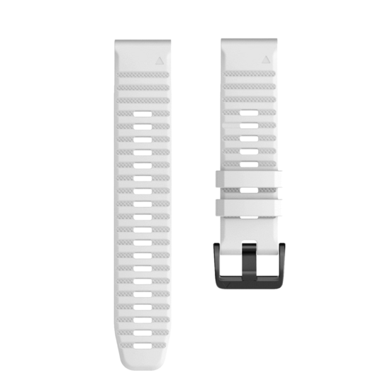 Silikonband - Wei&szlig; - Garmin Fenix 7 / 6 / 5
