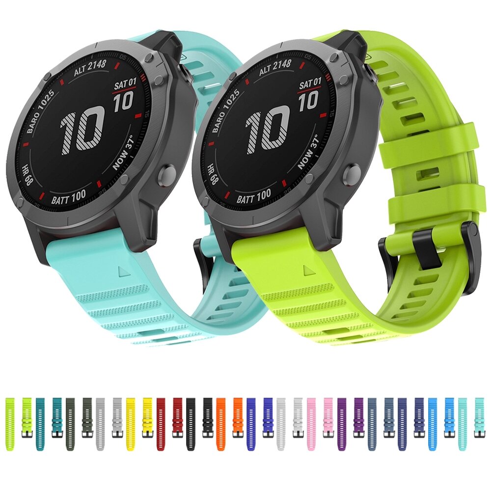 Silikonarmband - Rosa - Garmin Epix Gen 2 (47mm) / MARQ / Quatix 7/6/5