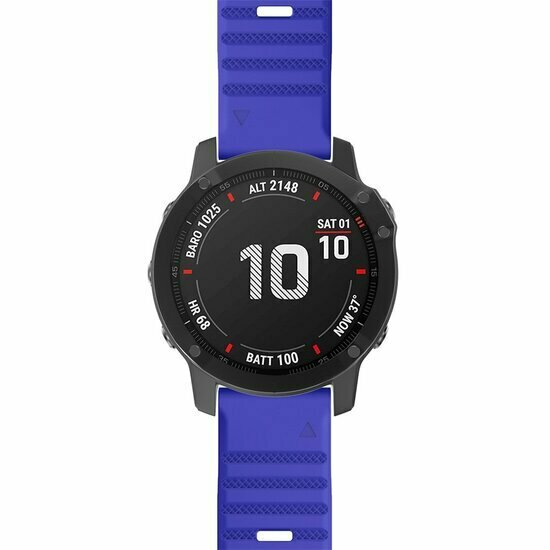 Silikonarmband - Kobaltblau - Garmin Epix Gen 2 (47mm) / MARQ / Quatix 7/6/5