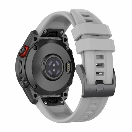 Silikon-Sportarmband - Grau - Garmin Tactix 8 - 51mm