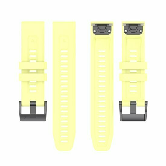 Silikon-Sportarmband - Gelb - Garmin Tactix 8 - 51mm