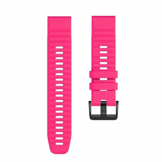 Silikonband - Rosa - Garmin Tactix 8 - 51mm