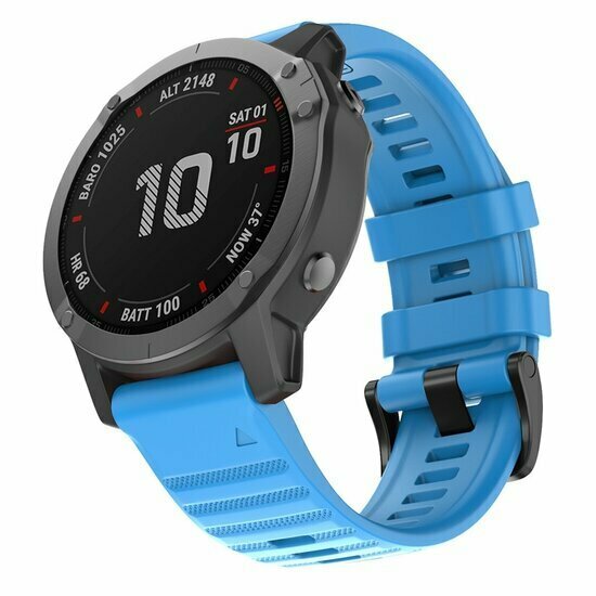 Silikonband - Blau - Garmin Tactix 8 - 51mm