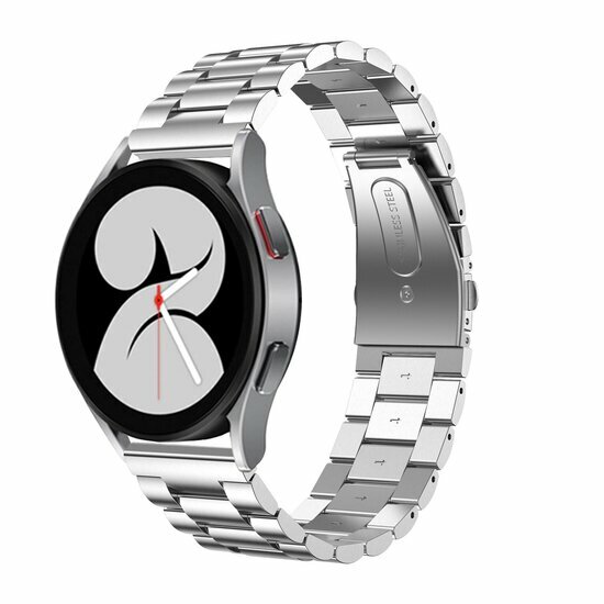 Garmin Vivoactive 6 / Vivoactive 5 / Vivoactive 3 - Stahlgliederarmband - Silber