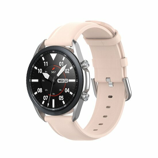 Garmin Vivoactive 6 / Vivoactive 5 / Vivoactive 3 - Klassisches Lederarmband - Rosa
