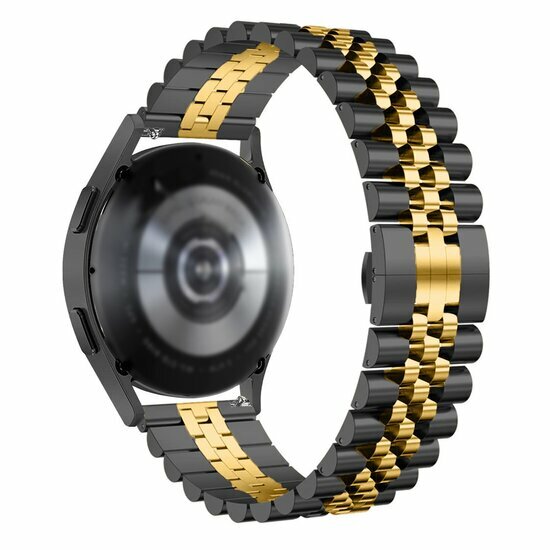 Stahlband - Schwarz mit Gold - Xiaomi Redmi Watch 5 Active / Redmi Watch 5 Lite