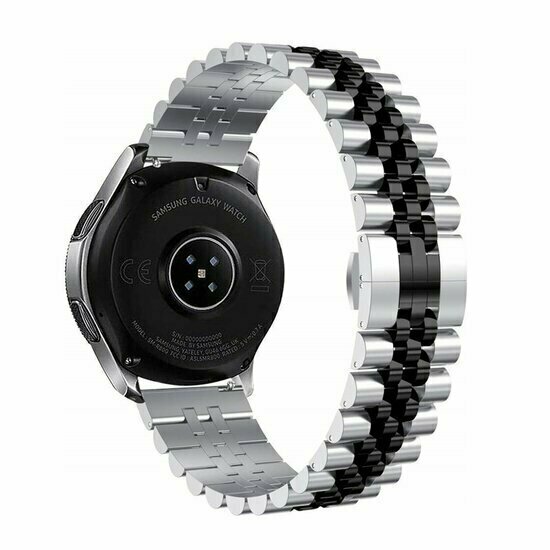 Stahlband - Silber / Schwarz - Xiaomi Redmi Watch 5 Active / Redmi Watch 5 Lite
