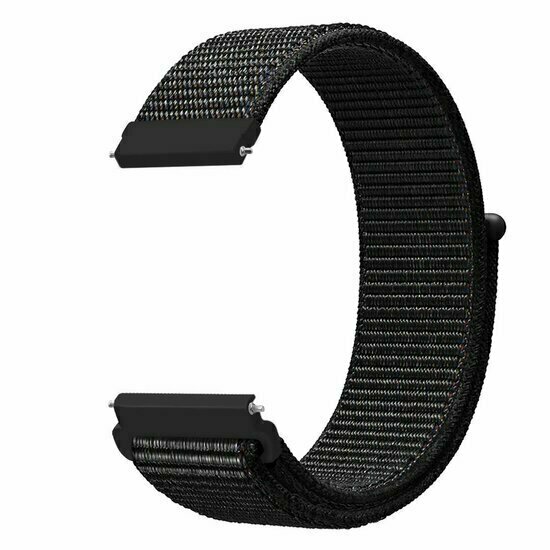 Sport Loop Nylonband - Schwarz gemischt - Xiaomi Redmi Watch 5 Active / Redmi Watch 5 Lite