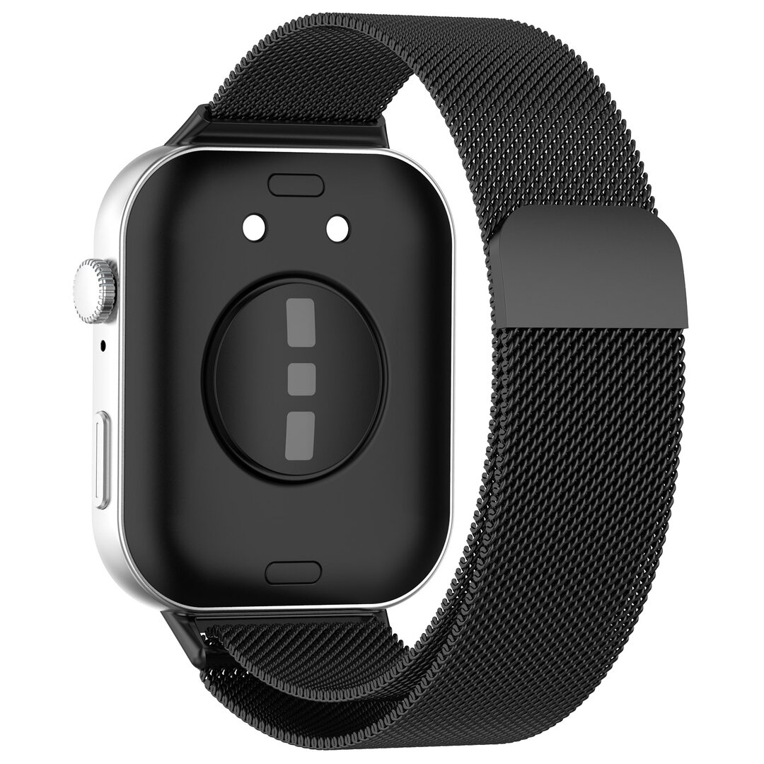 Milanaise Armband - Schwarz - Huawei Watch Fit 3 / Fit 4