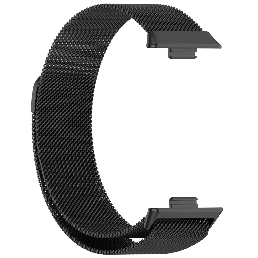 Milanaise Armband - Schwarz - Huawei Watch Fit 3 / Fit 4