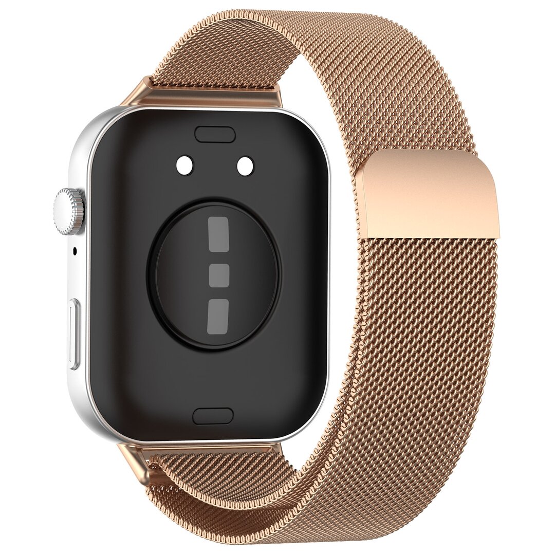 Milanaise Armband - Champagner / Ros&eacute;gold - Huawei Watch Fit 3 / Fit 4
