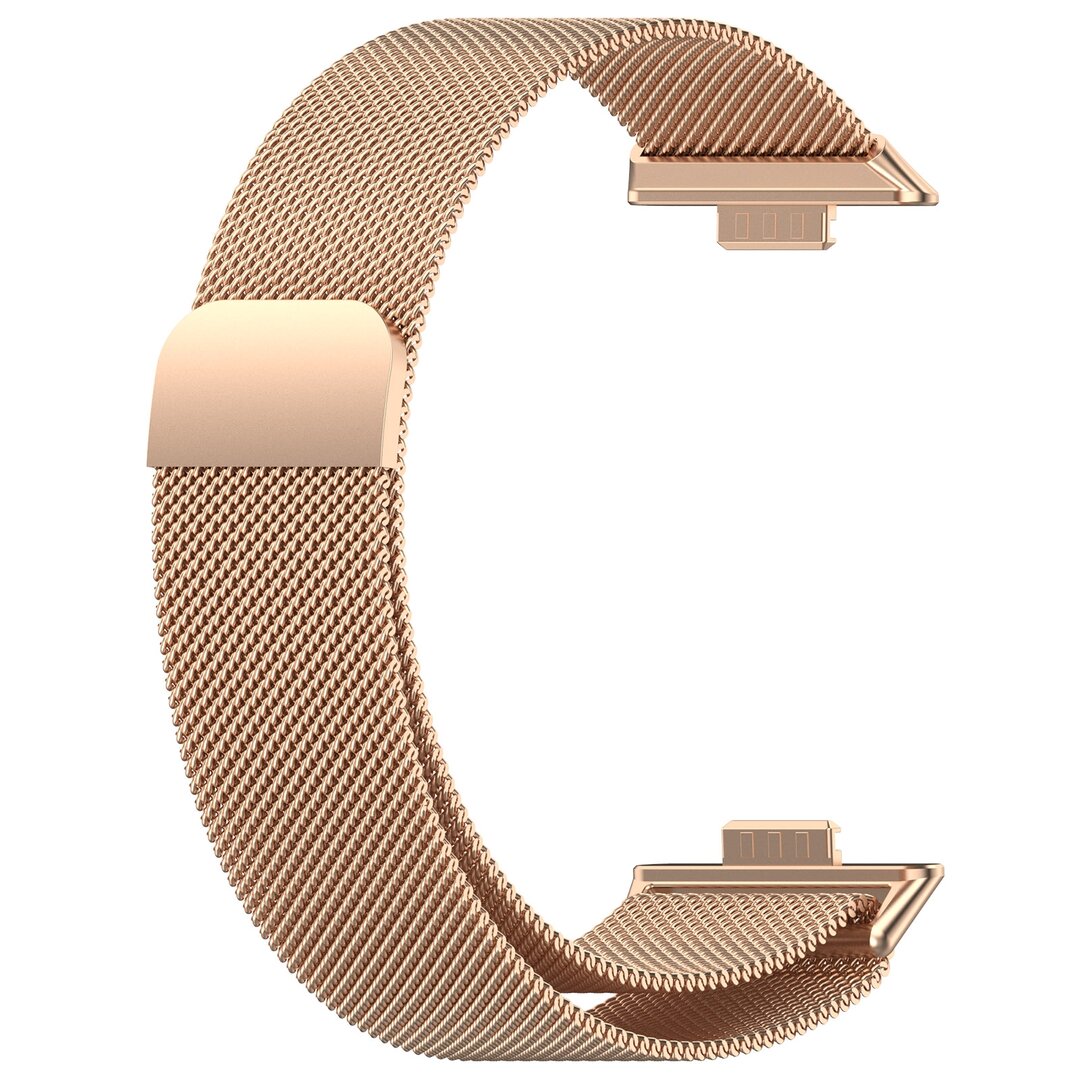 Milanaise Armband - Champagner / Ros&eacute;gold - Huawei Watch Fit 3 / Fit 4