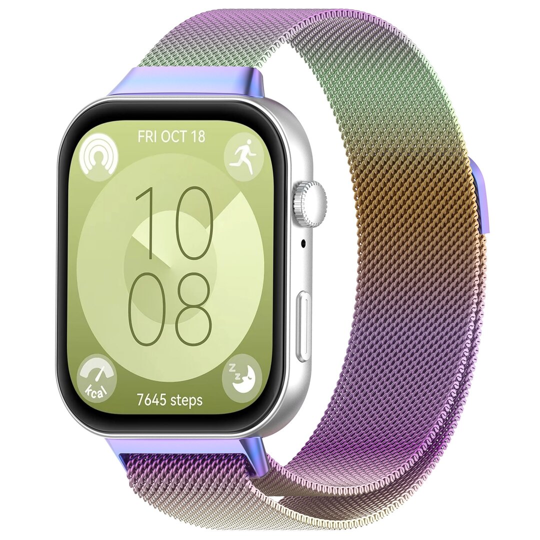 Milanaise Armband - Multicolour - Huawei Watch Fit 3 / Fit 4