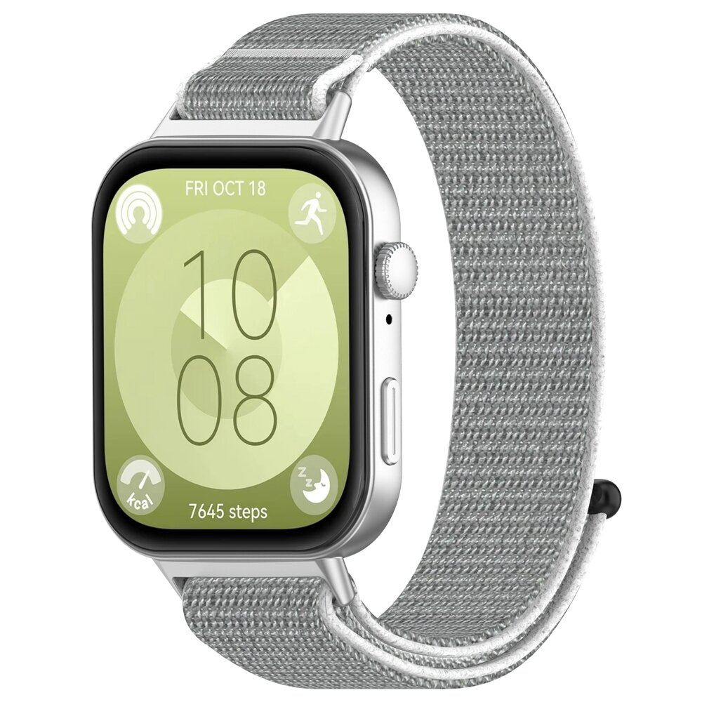 Sport Loop Nylonband - Hellgrau - Huawei Watch Fit 3 / Fit 4