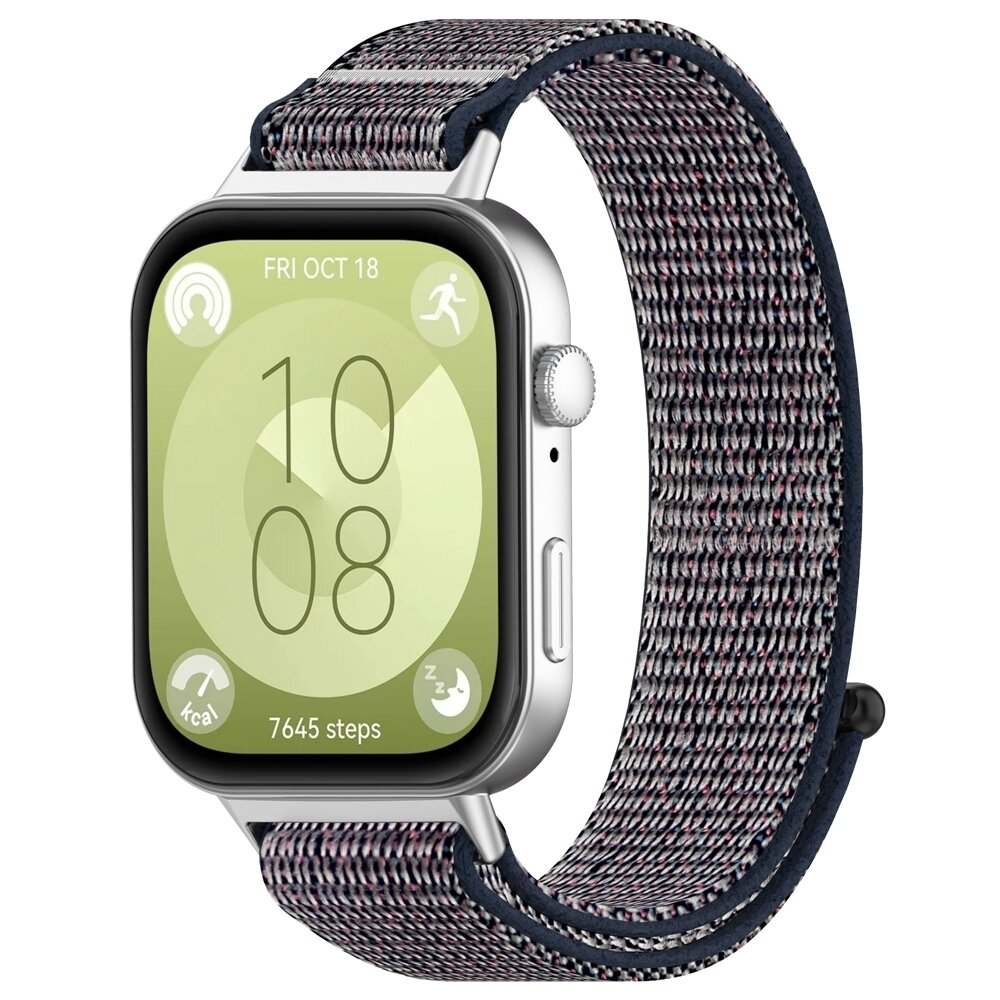 Sport Loop Nylonband - Blau gemischt - Huawei Watch Fit 3 / Fit 4