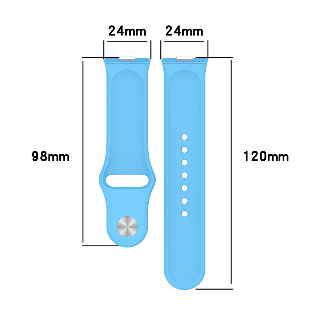 Silikon-Sportband - Hellblau - Huawei Watch Fit 3 / Fit 4