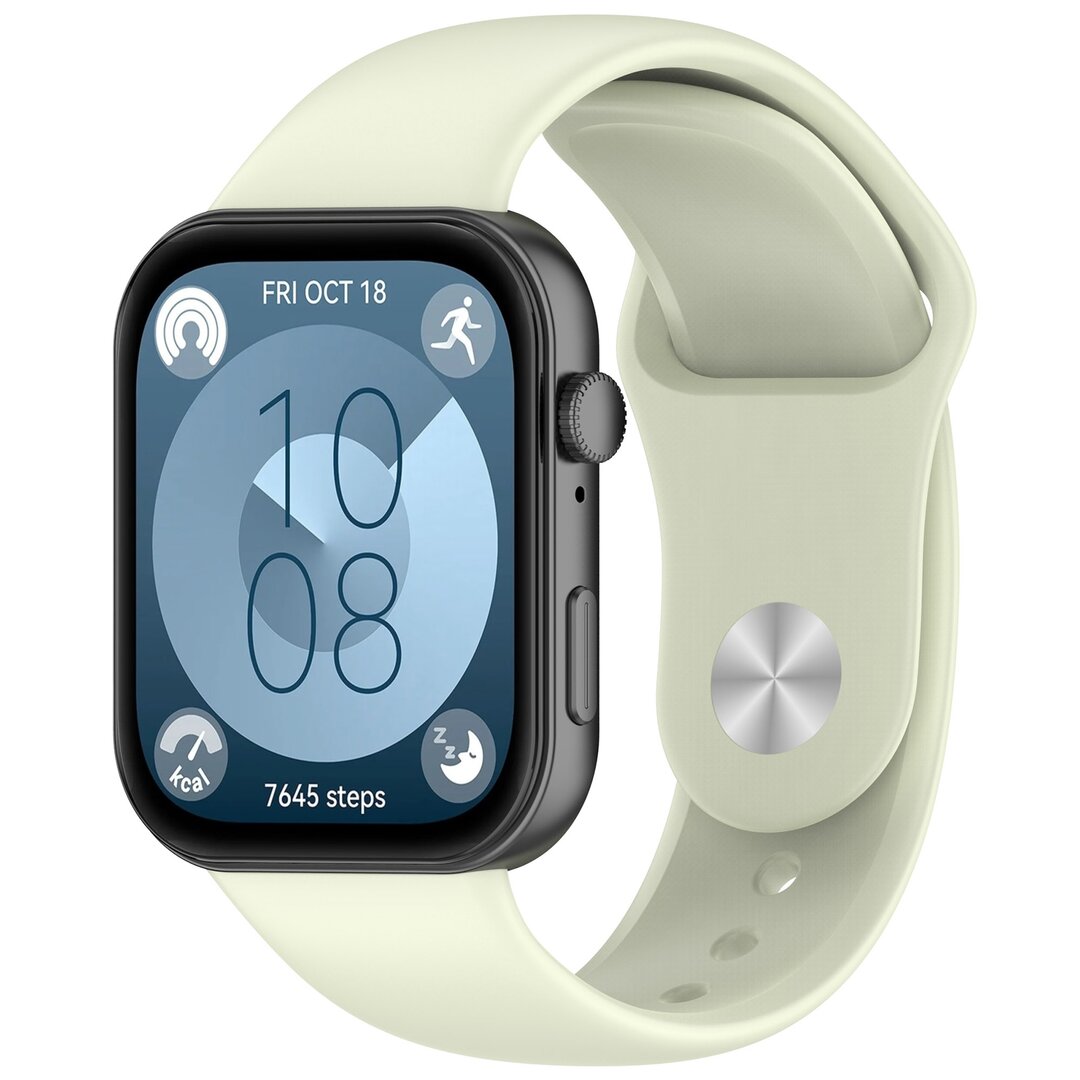 Silikon-Sportband - Hellgr&uuml;n - Huawei Watch Fit 3 / Fit 4