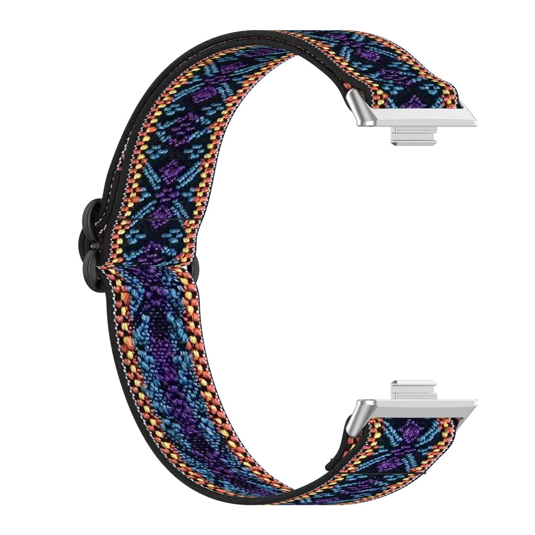 Elastisches Nylonband - Bohemian blau - Huawei Watch Fit 3 / Fit 4