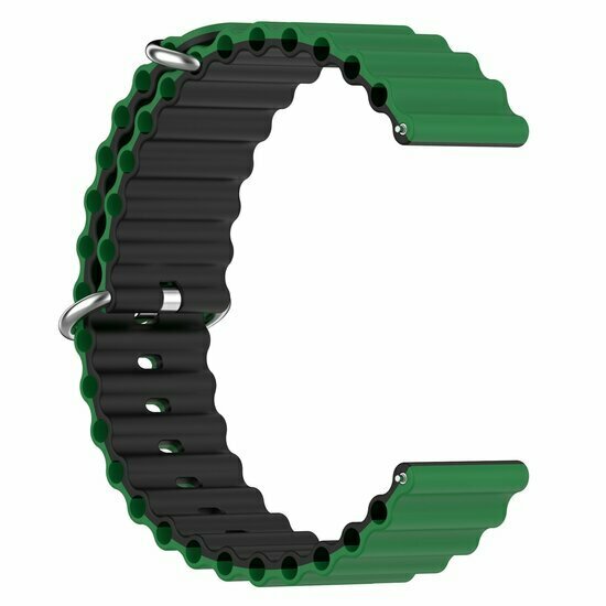 Ocean Style Armband - Gr&uuml;n / Schwarz - Xiaomi Watch 2 / Xiaomi Watch S1 / S2 / S3 / S4 / Mi Watch