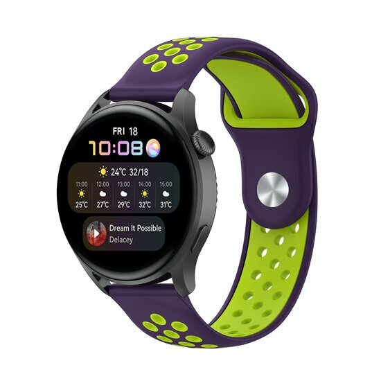 Sport Edition - Lila + gr&uuml;n - Xiaomi Watch 2 / Xiaomi Watch S1 / S2 / S3 / S4 / Mi Watch