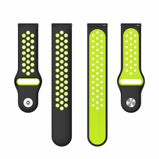 Sport Edition - Schwarz + Gr&uuml;n - Xiaomi Watch 2 / Xiaomi Watch S1 / S2 / S3 / S4 / Mi Watch