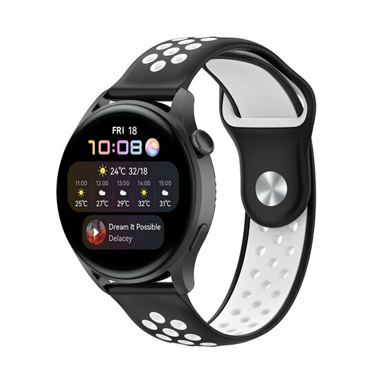 Sport Edition - Schwarz + Wei&szlig; - Xiaomi Watch 2 / Xiaomi Watch S1 / S2 / S3 / S4 / Mi Watch