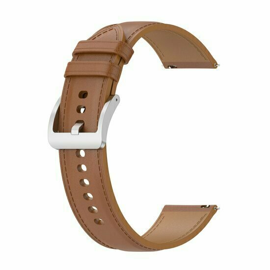 Luxuri&ouml;ses Lederarmband - Hellbraun - Xiaomi Watch 2 / Xiaomi Watch S1 / S2 / S3 / S4 / Mi Watch