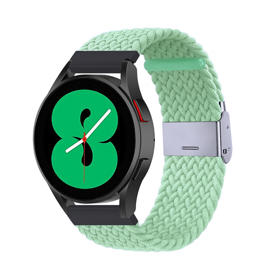 Geflochtenes Nylonband - Hellgr&uuml;n - Xiaomi Watch 2 / Xiaomi Watch S1 / S2 / S3 / S4 / Mi Watch