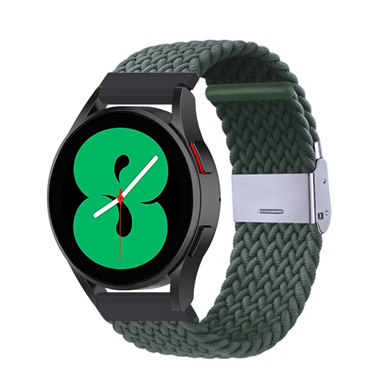 Geflochtenes Nylonband - Dunkelgr&uuml;n - Xiaomi Watch 2 / Xiaomi Watch S1 / S2 / S3 / S4 / Mi Watch