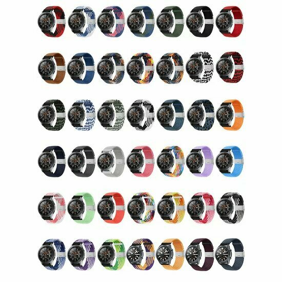 Geflochtenes Nylonband - Blau / Wei&szlig; - Xiaomi Watch 2 / Xiaomi Watch S1 / S2 / S3 / S4 / Mi Watch