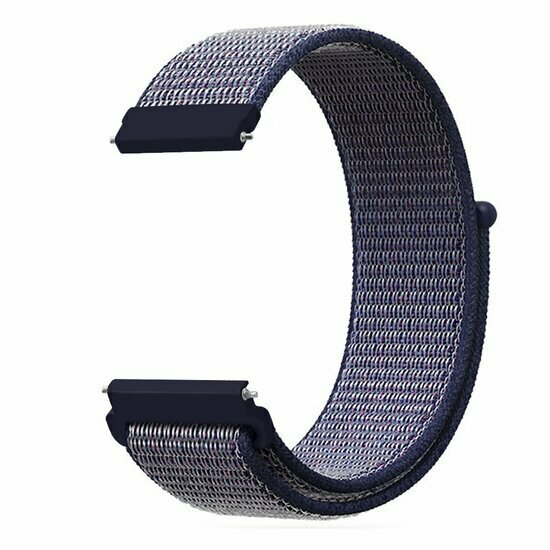 Sport Loop Nylon armband - Dunkelblau - Xiaomi Watch 2 / Xiaomi Watch S1 / S2 / S3 / S4 / Mi Watch