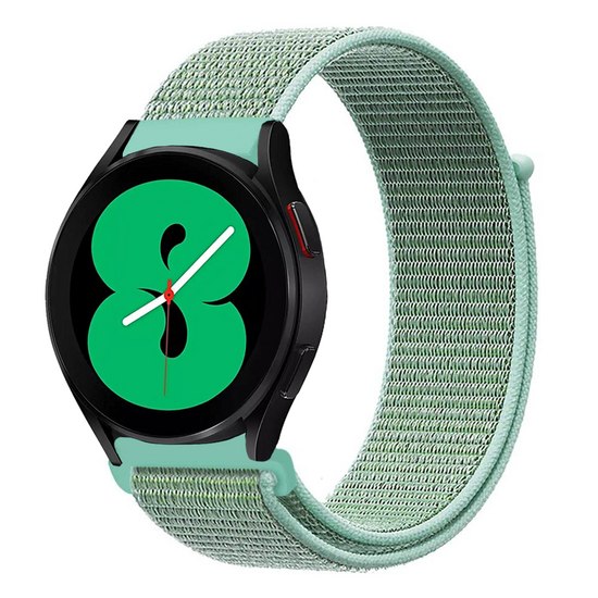Sport Loop Nylon armband - Mintgr&uuml;n - Xiaomi Watch 2 / Xiaomi Watch S1 / S2 / S3 / S4 / Mi Watch