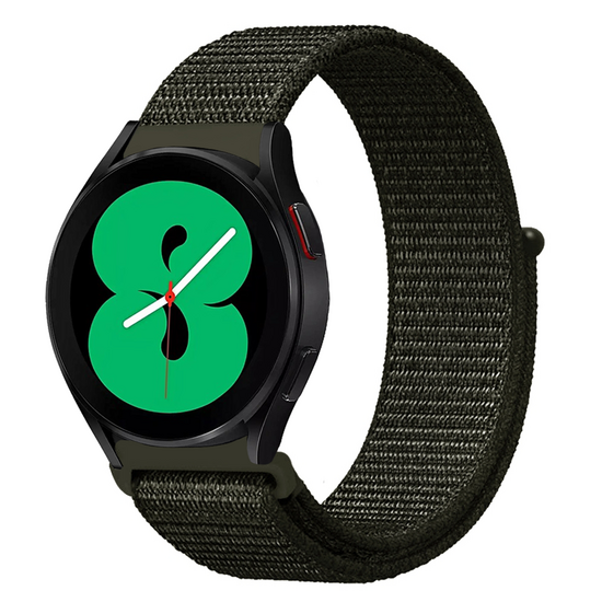 Sport Loop Nylon armband - Army gr&uuml;n - Xiaomi Watch 2 / Xiaomi Watch S1 / S2 / S3 / S4 / Mi Watch