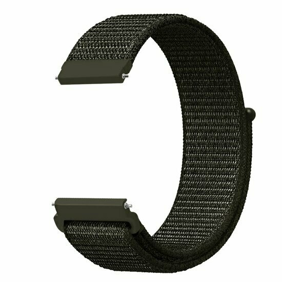 Sport Loop Nylon armband - Army gr&uuml;n - Xiaomi Watch 2 / Xiaomi Watch S1 / S2 / S3 / S4 / Mi Watch