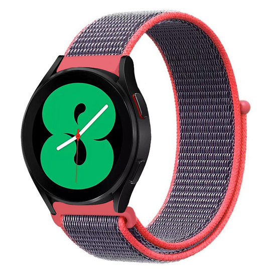 Sport Loop Nylon armband - Magenta - Xiaomi Watch 2 / Xiaomi Watch S1 / S2 / S3 / S4 / Mi Watch