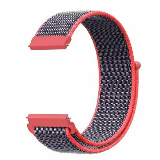 Sport Loop Nylon armband - Magenta - Xiaomi Watch 2 / Xiaomi Watch S1 / S2 / S3 / S4 / Mi Watch