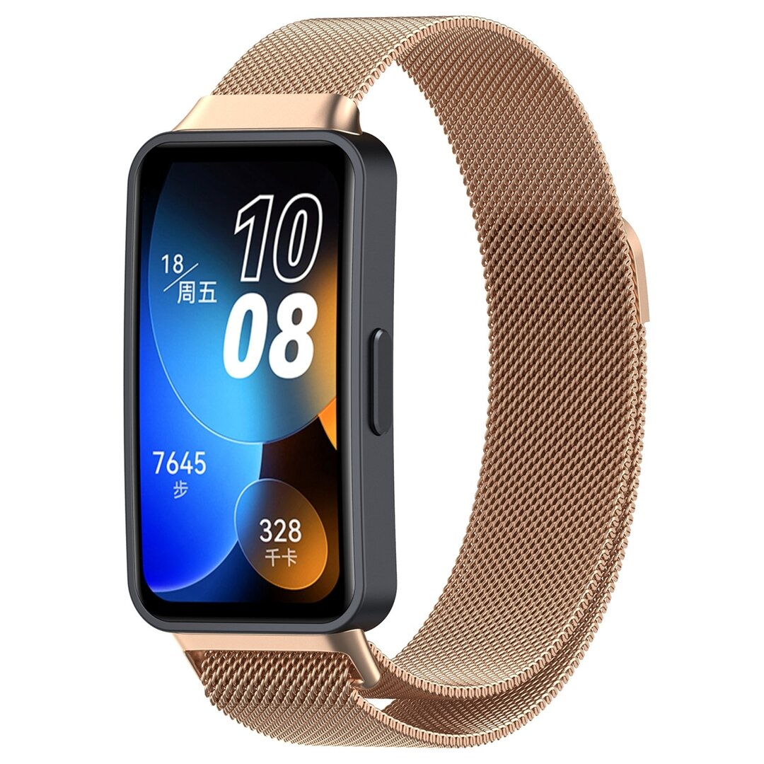 Milanaise Armband - Champagner Gold - Huawei Band 10 / 9 / 8