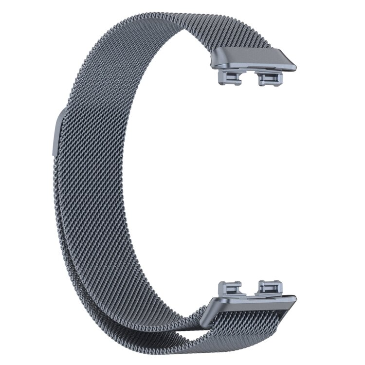 Milanaise Armband - Space grau - Huawei Band 10 / 9 / 8