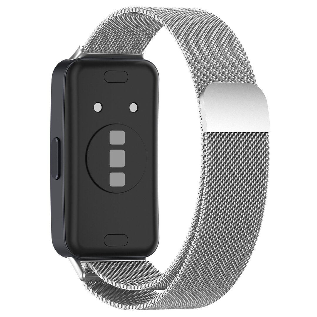 Milanaise Armband - Silber - Huawei Band 10 / 9 / 8