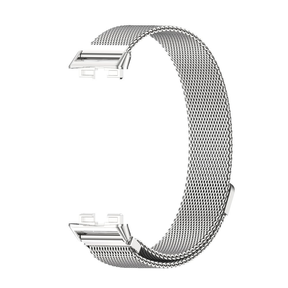Milanaise Armband - Silber - Huawei Band 10 / 9 / 8