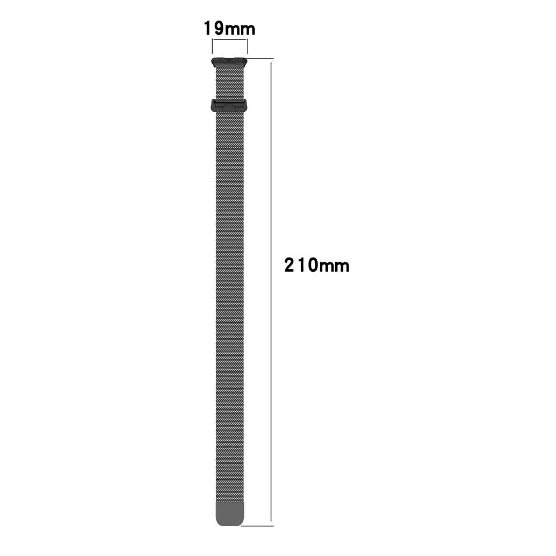 Milanaise Armband - Silber - Huawei Band 10 / 9 / 8