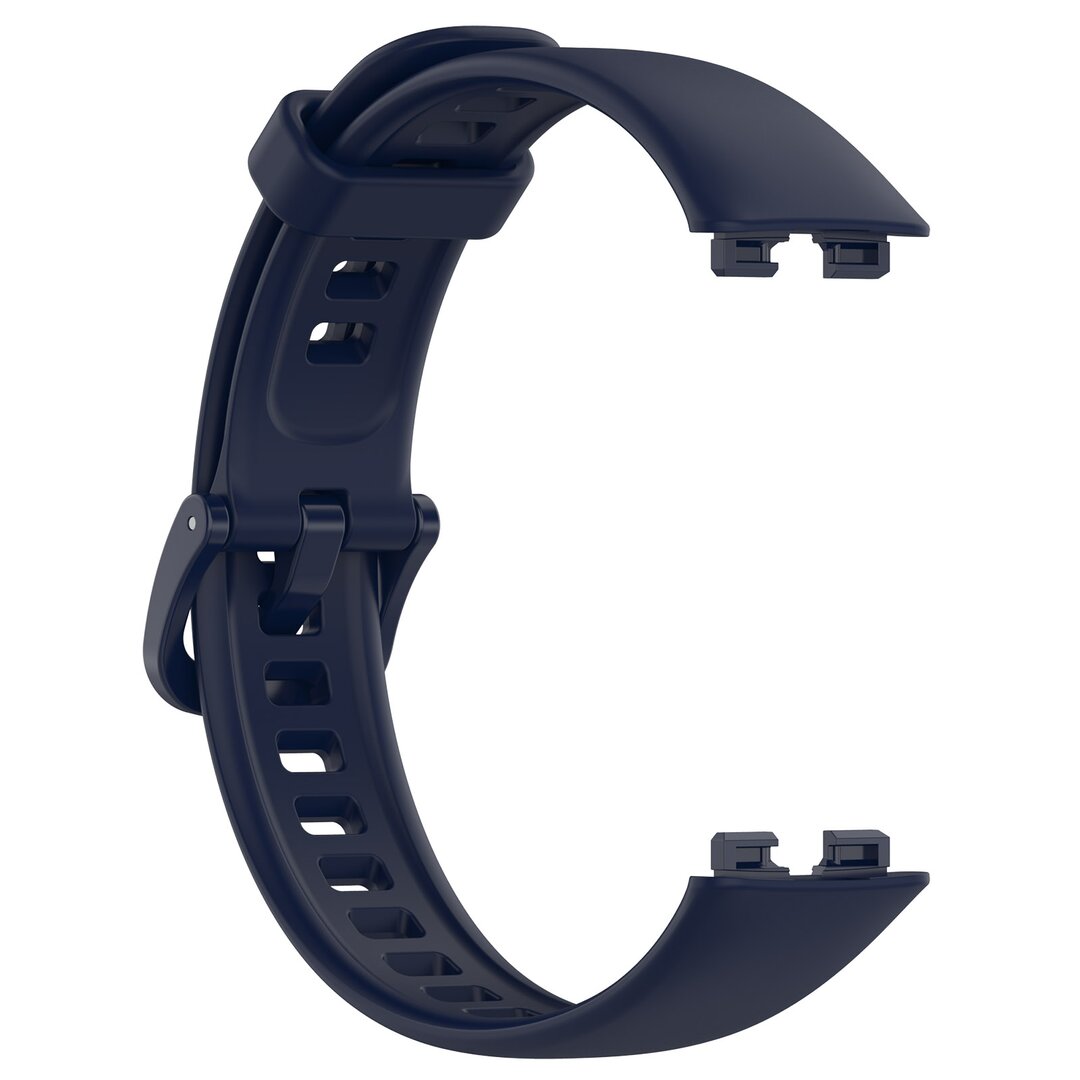 Silikonband mit Schnalle - Dunkelblau - Huawei Band 10 / 9 / 8