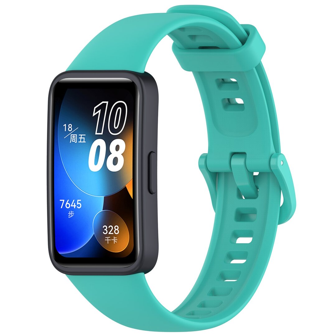 Silikonband mit Schnalle - T&uuml;rkis - Huawei Band 10 / 9 / 8
