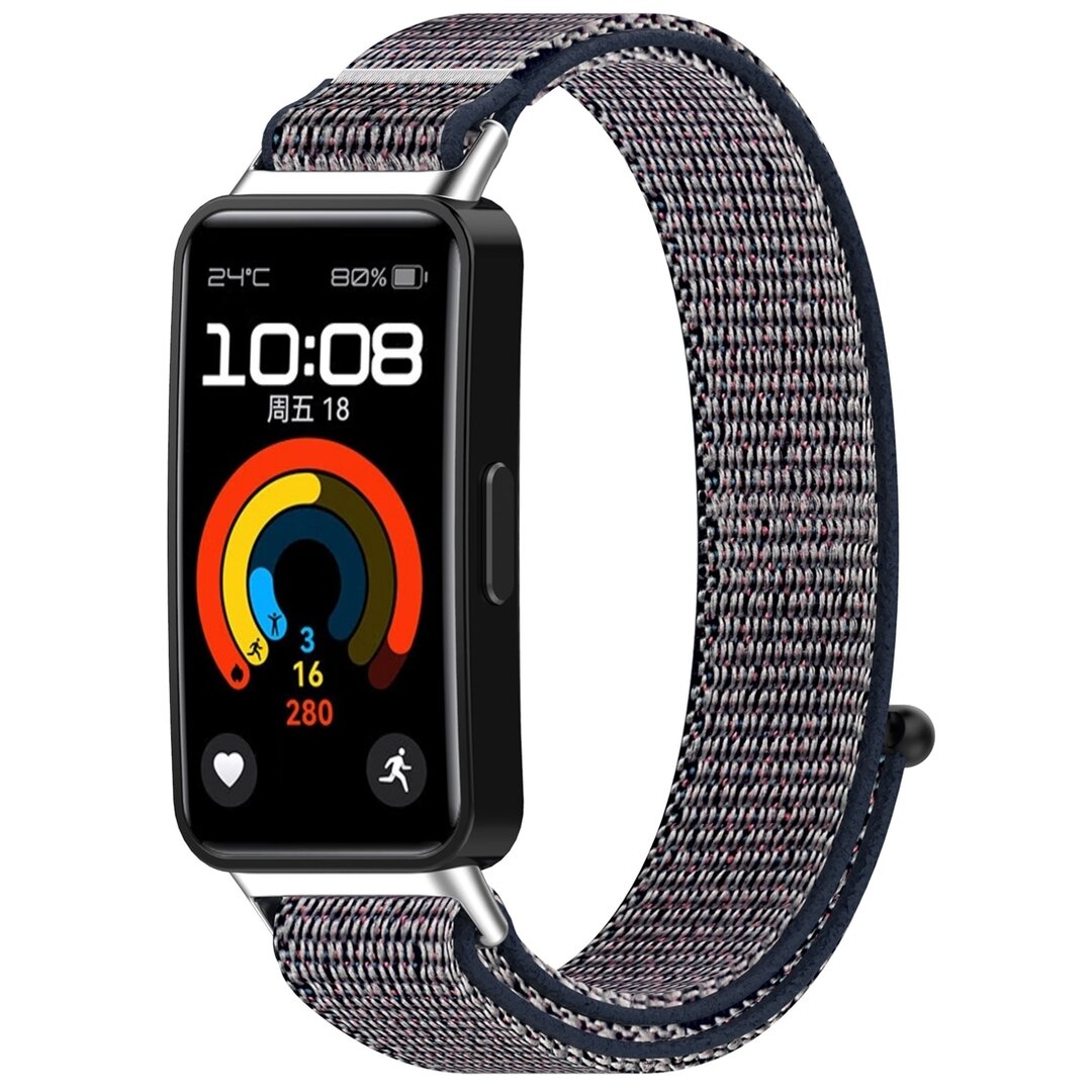 Sport Loop Nylonband - Blau gemischt - Huawei Band 10 / 9 / 8