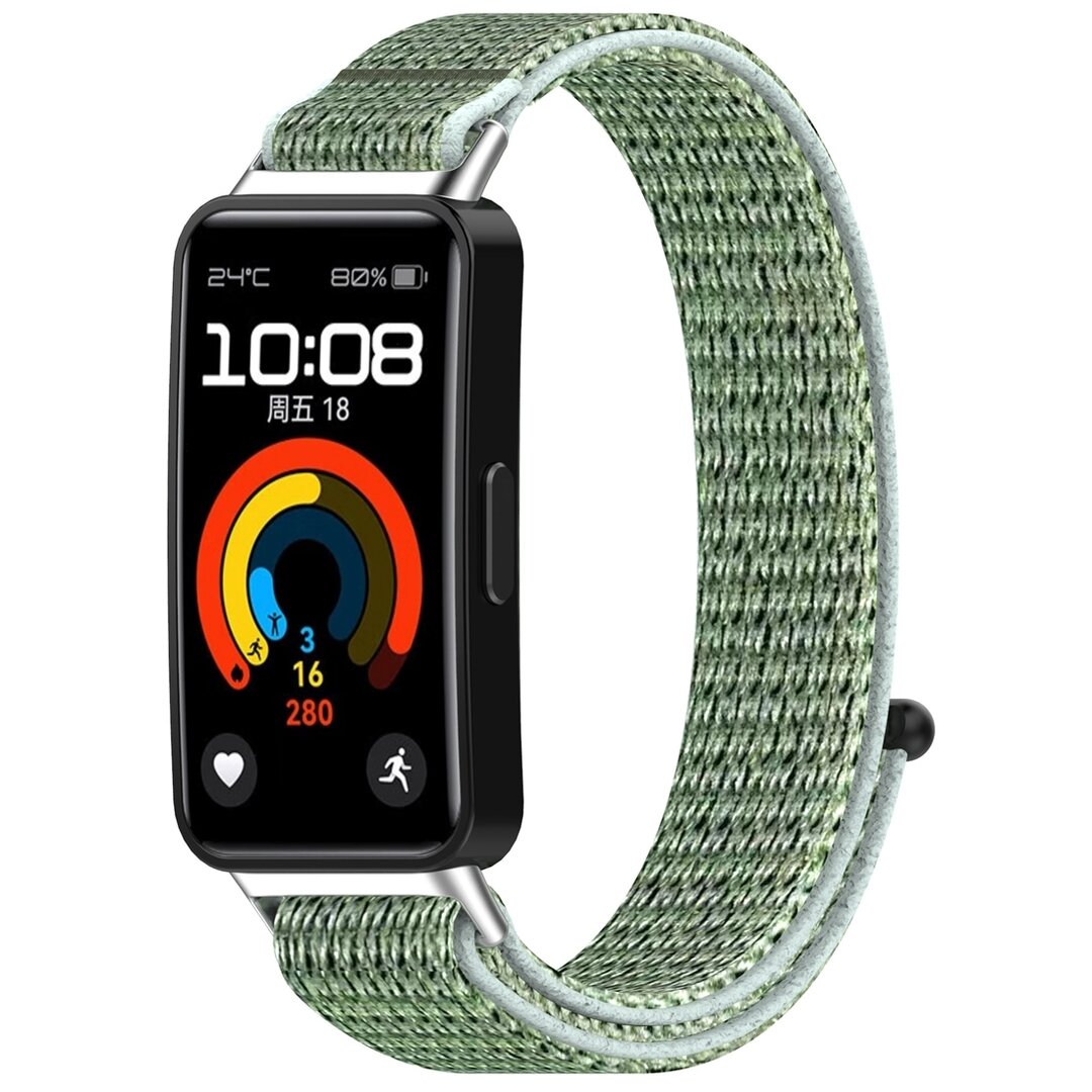 Sport Loop Nylonband - Gr&uuml;n - Huawei Band 10 / 9 / 8