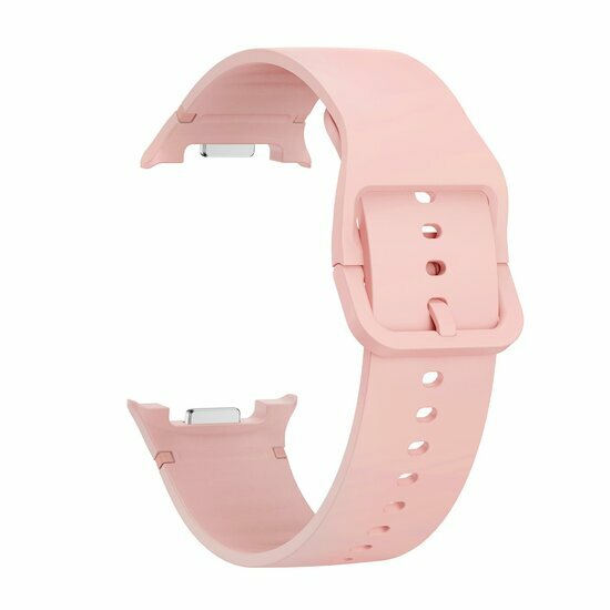 Weiches Silikonband - Gr&ouml;&szlig;e: M/L - Lachsrosa - Samsung Galaxy Watch 8 - 40mm / 44mm